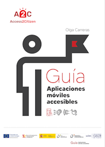 Portada del libro Guía Aplicaciones móviles accesible. EN 301 549. Olga Carreras Montoto.